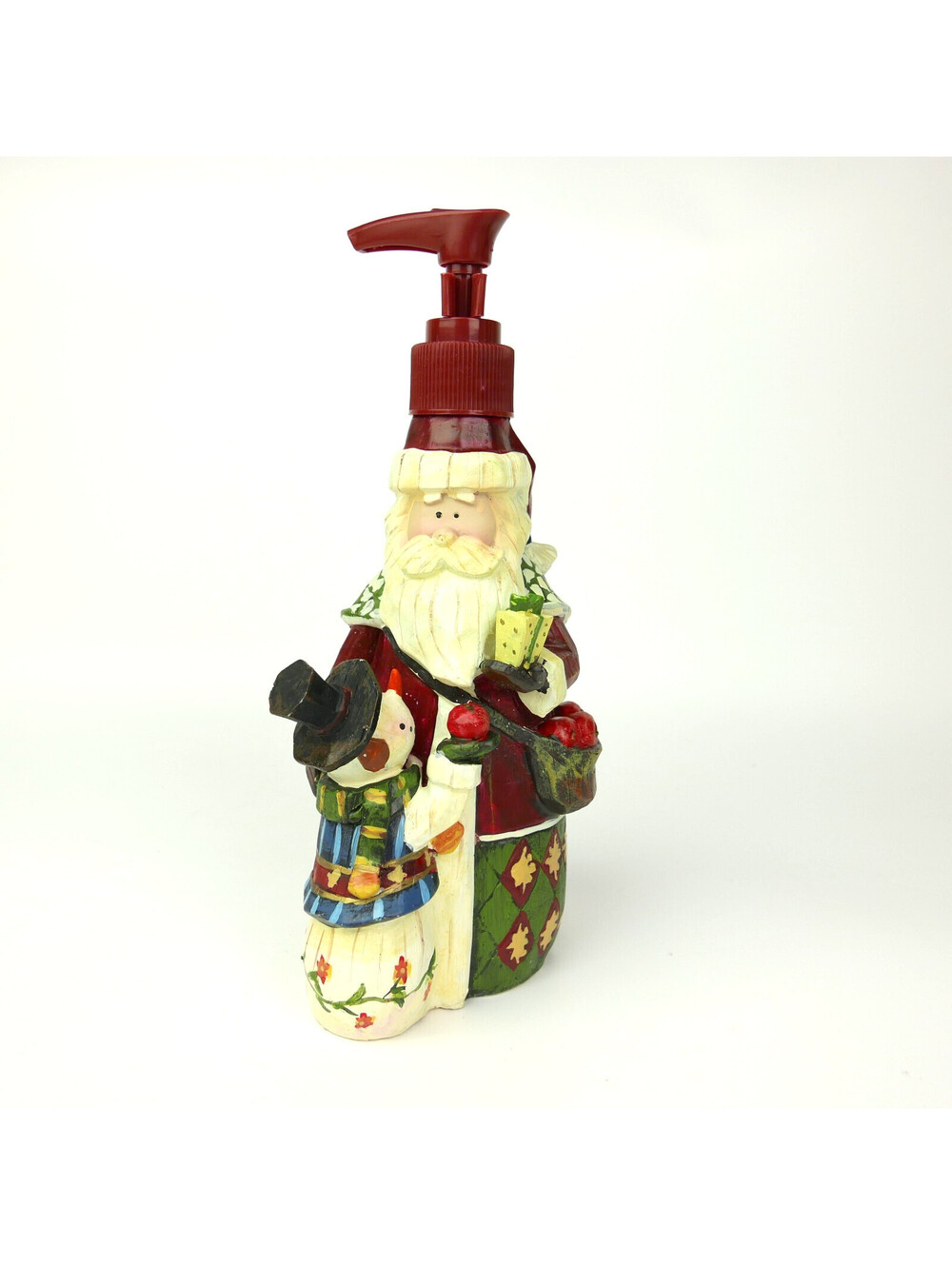Santa Snowman Soap Dispenser St Nicholas Square Winterland Christmas Decoration